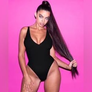 TA3 Swim Hi Cut Plungey (Regular/Long) in Black